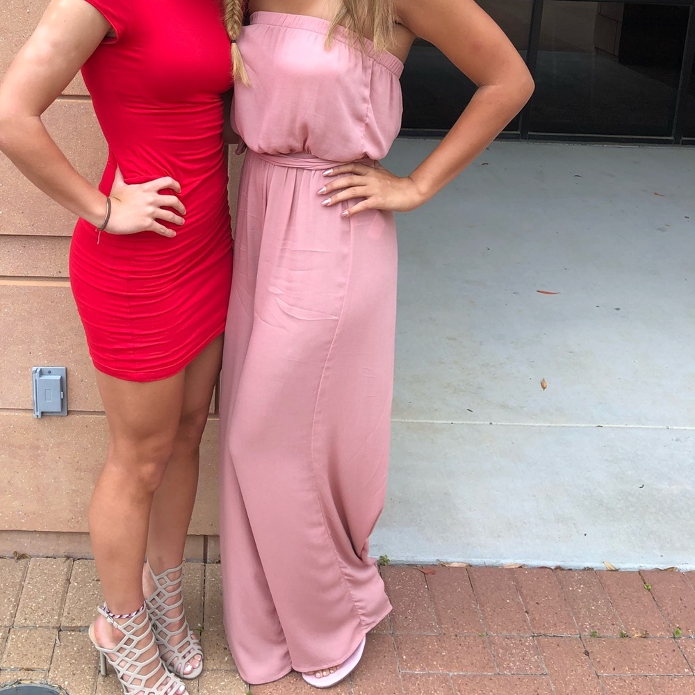 Pink jumpsuit